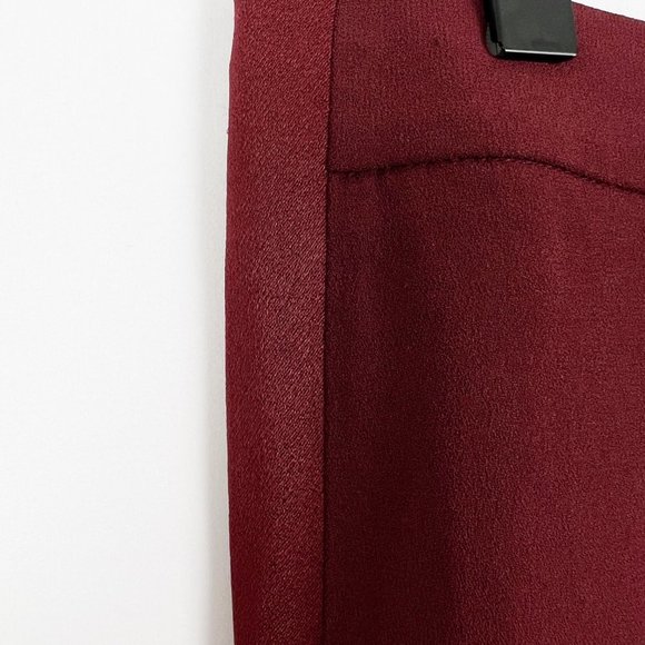 Aritzia Wilfred 100% Silk Trim Trousers Slim Straight Tuxedo Stripe Pants Preppy - Picture 2 of 5